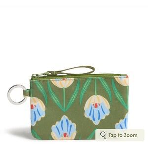 NWT Vera Bradley Outlet Zip ID Case
in Polyester in Tulip Rows Pattern